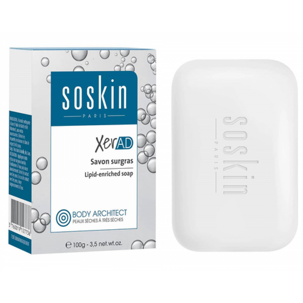 Дерматологическое мыло с липидами Soskin Xer.A.D savon