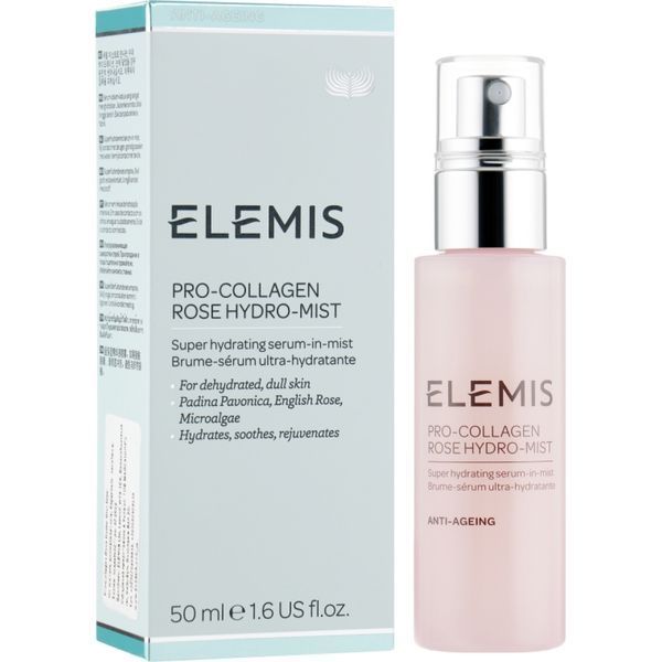 Сироватка-спрей Elemis Pro-Collagen Rose Hydro-Mist 50mL
