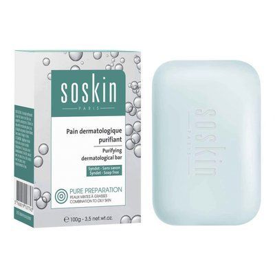 Очищающее дерматологическое средство Soskin Purifying bar
