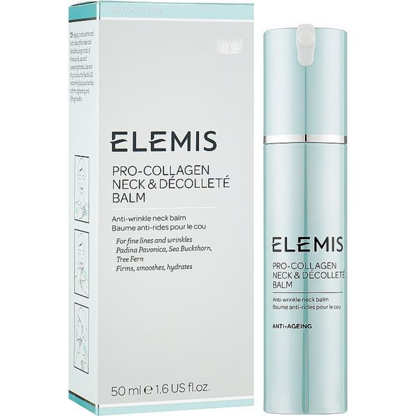 Лифтинг-бальзам для шеи и декольте Elemis Pro-Collagen Neck & D&eacute;collet&eacute; Balm 50mL