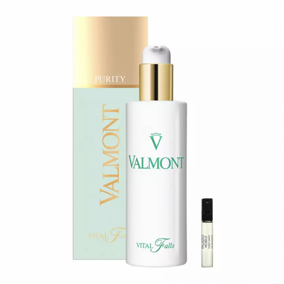 Тонізуючий лосьйон й туалетна вода Valmont Vital Falls & Fizzy Mint sample 150mL