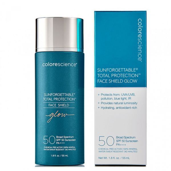 Крем для обличчя Colorescience Sunforgattable Total Protection Face Shield Glow SPF 50