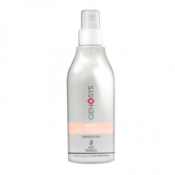 Кисневий очищувач для обличчя та тіла Genosys Snow O2 Cleanser 180mL