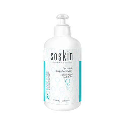 Очищуючий гель для тіла та волосся Soskin Cleansing gel body & hair 500mL