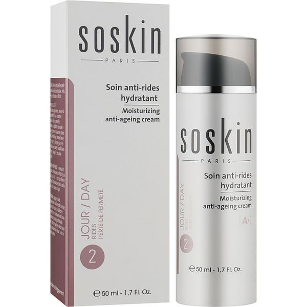 Зволожуючий омолоджуючий крем Soskin Moisturizing anti-ageing cream 50mL