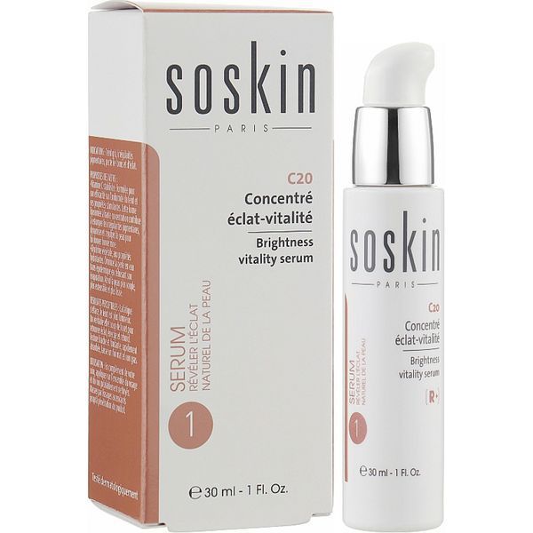 Гель для лица &laquo;Энергия и Сияние&raquo; с витамином С Soskin Brightness-vitality serum 30mL